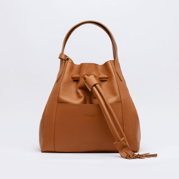 Harper Bucket Bag Caramel
