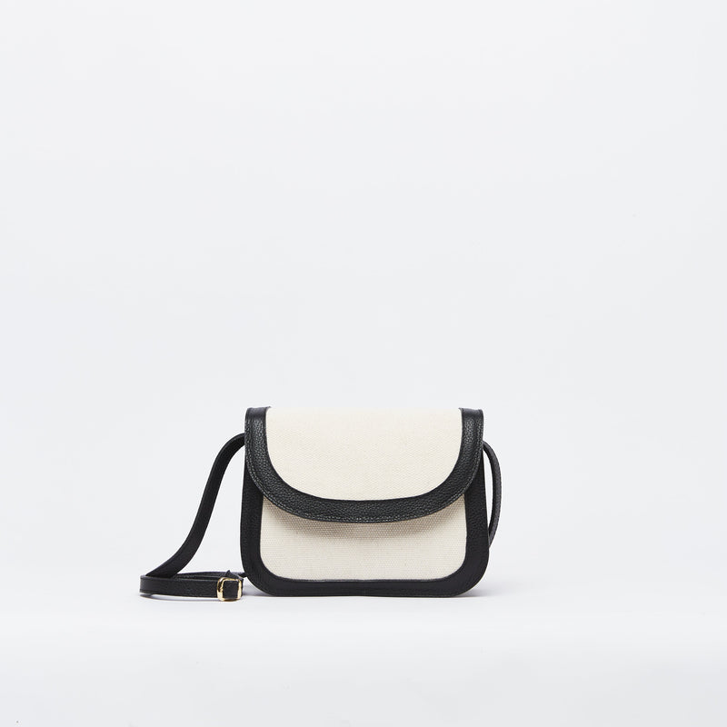 Atuel Crossbody Bag in Canvas and Leather