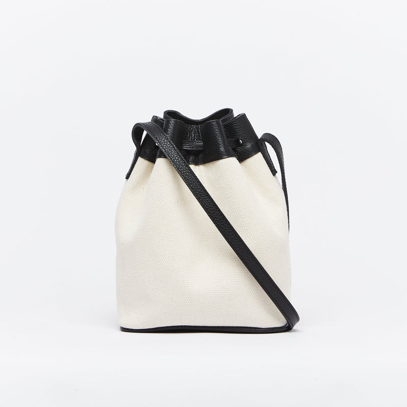 Atuel Bucket Bag in Canvas and Leather