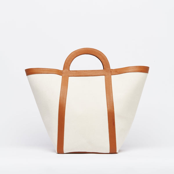 Atuel Tote Bag in Canvas and Leather
