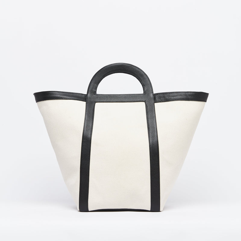 Atuel Tote Bag in Canvas and Leather
