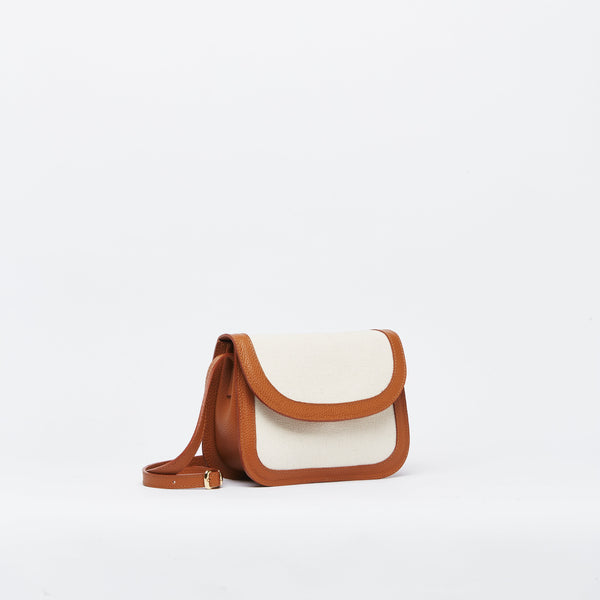 Atuel Crossbody Bag in Canvas and Leather