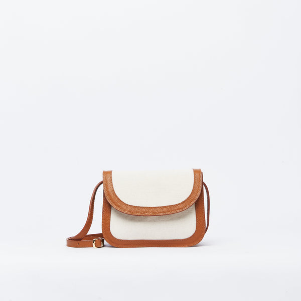 Atuel Crossbody Bag in Canvas and Leather